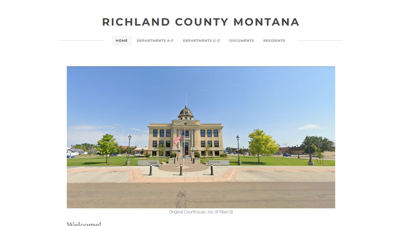 RICHLAND COUNTY MONTANA - Home